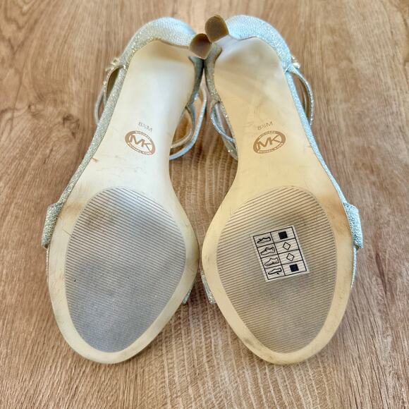 Michael Kors | Antonia Glitter Gold StilettoHeels |Women’s Size 8.5 - Picture 7 of 10